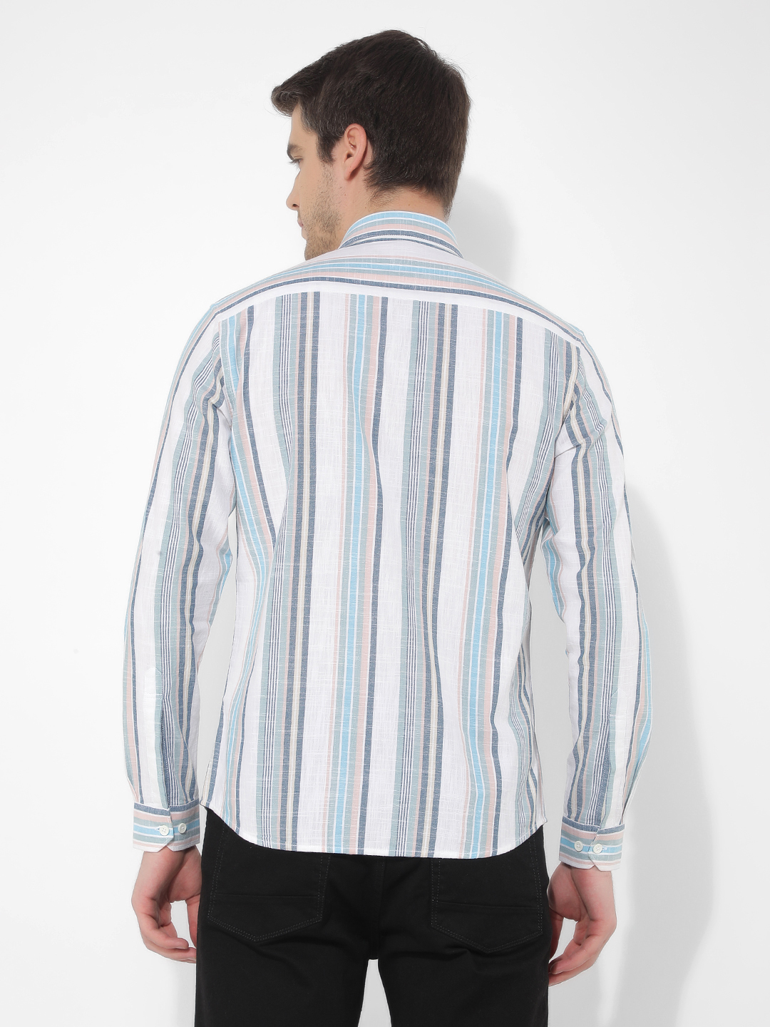 Numero Uno Men Striped Multicolor Shirt
